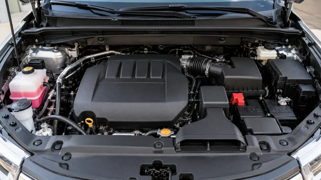 2018 Highlander 3.5L V6 engine bay with hood open