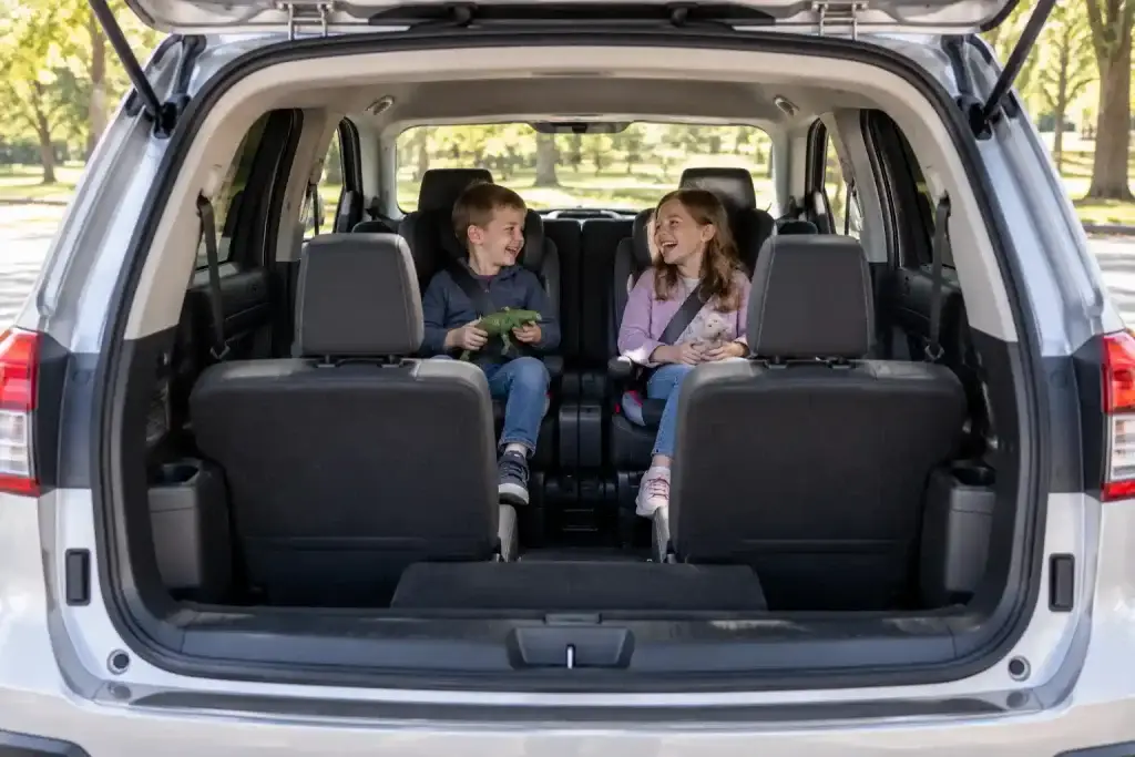 2026 Mitsubishi Outlander compact SUV with a kid sized third row